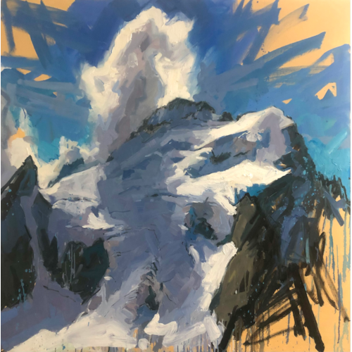 Plume over the Barre des Ecrins, 2024